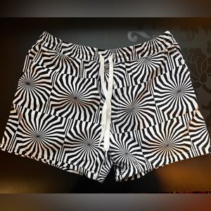 90’s Shorts - quirky, b&w, patterned